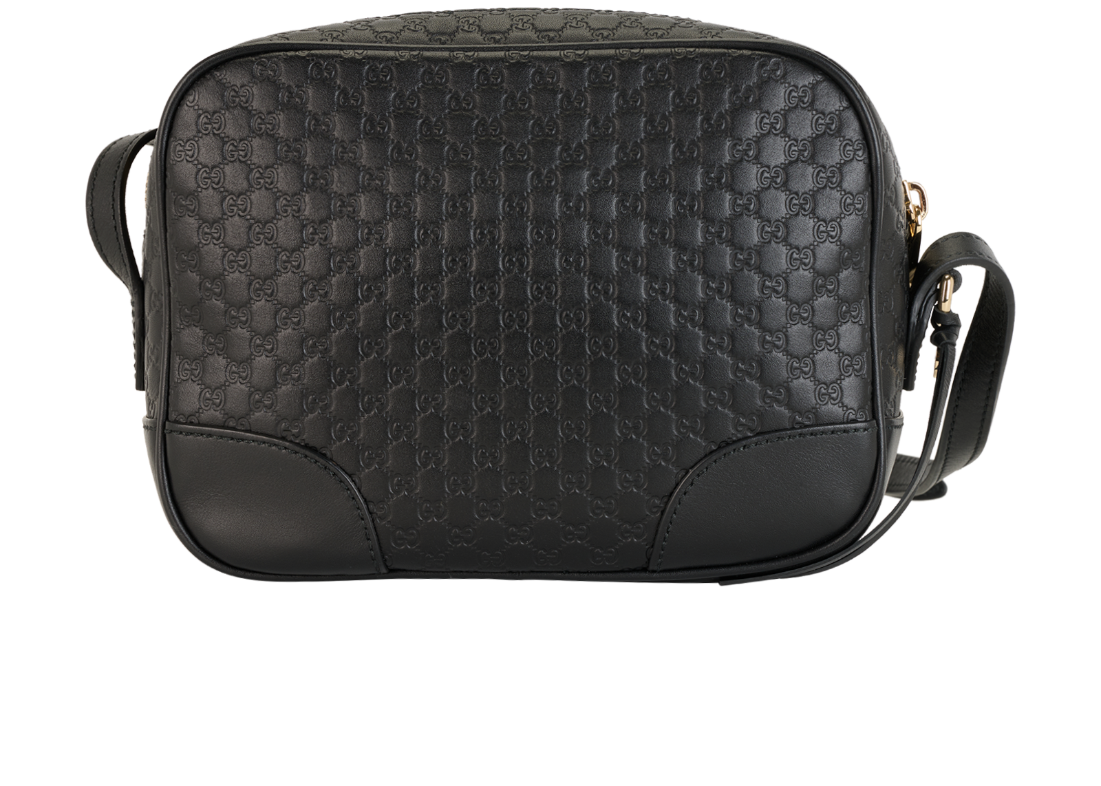 Guccissima Camera Bag, &pound;450, Handbags, Black, Leather, Back view